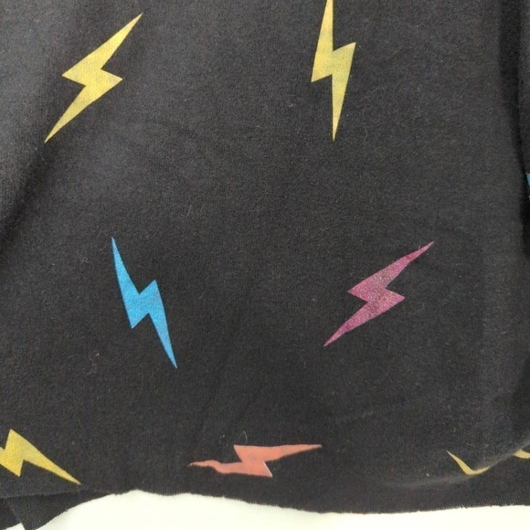 Quiet Storm Womens Runaway Lightning Shirt Top Black M NWT - Picture 3 of 8